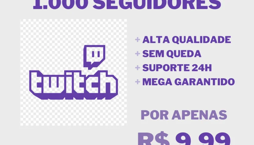 1.000 Seguidores no Twitch