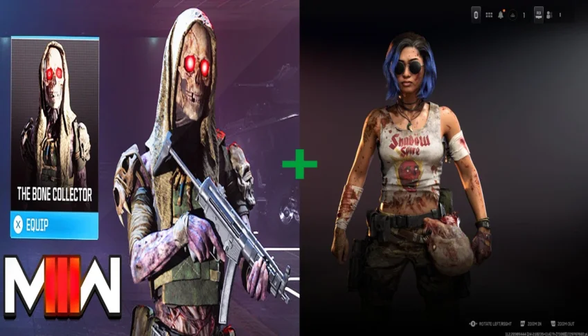 Skin Zombies Mw3 E Bo6 Warzone Bone Collector E Skin Maya