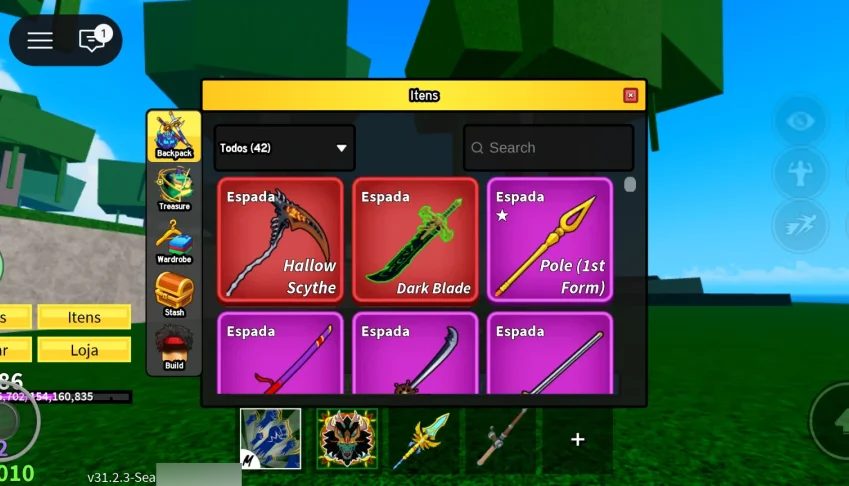 Conta Blox Fruits Lvl 2686 - Dragon E Kitsune Perm + Notific
