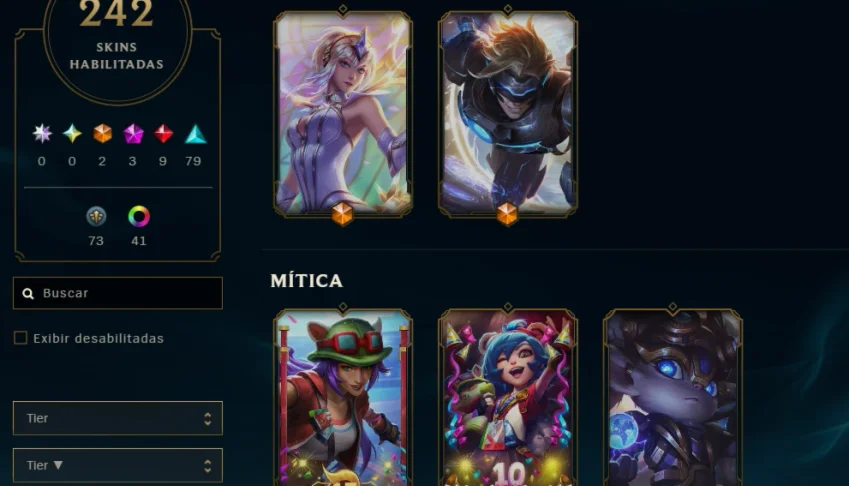 Vendo conta de league of legends