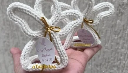 20 Peças Lembrancinha de Anjinho em Tricotin