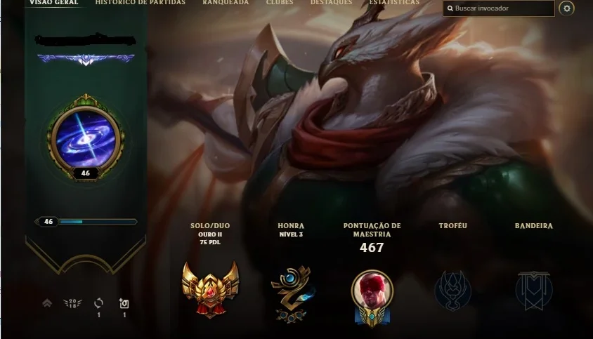 Conta League of Legends (LOL)