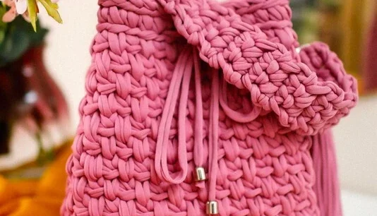 Bolsa de Fio de Malha sob Encomenda
