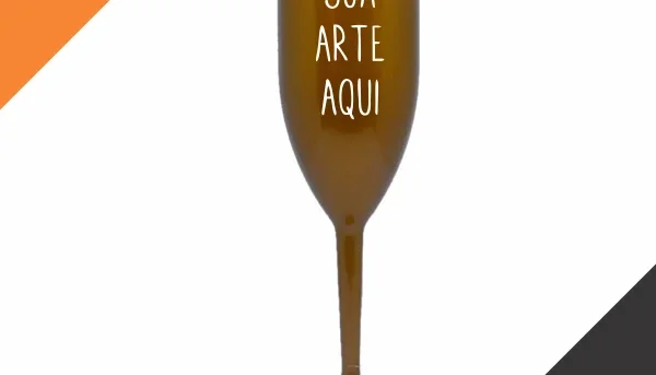 Taça Champanhe Dourado
