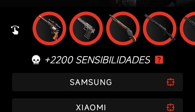 Sensibilidade Free Fire