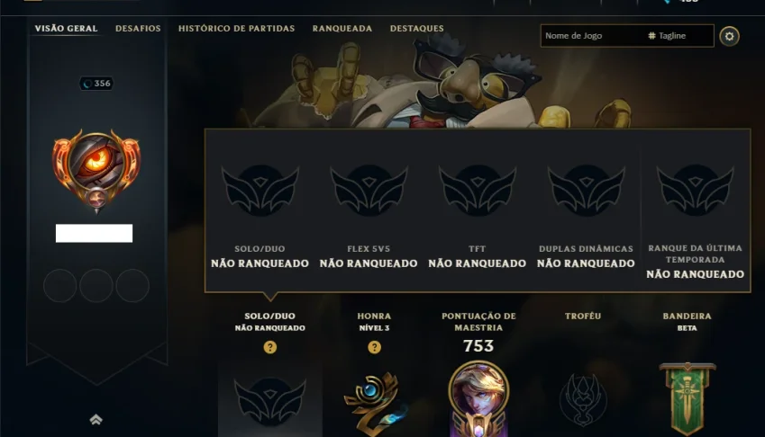 Unranked com TODOS os Champs e 238 Skins ( ADC / SUP )