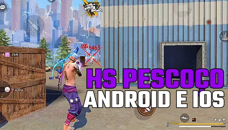 Free Fire Hs Pescoço + Holograma 100% Hs Antban