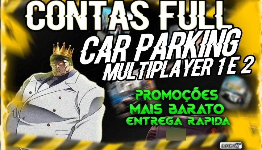 Conta Car Parking Multiplayer 1 e 2