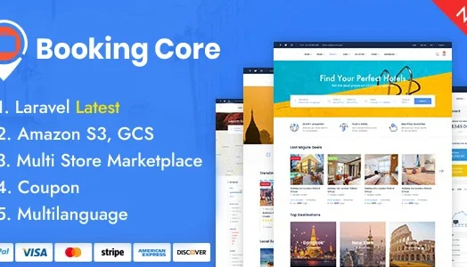 Script php Booking Core - Sistema de Reservas Definito