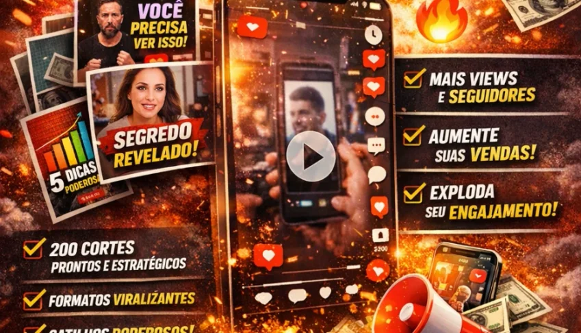 🎬 200 Cortes De Vídeos Virais
