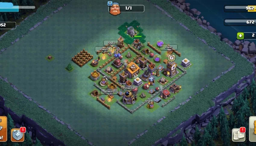 Conta CV11 no Clash of Clans