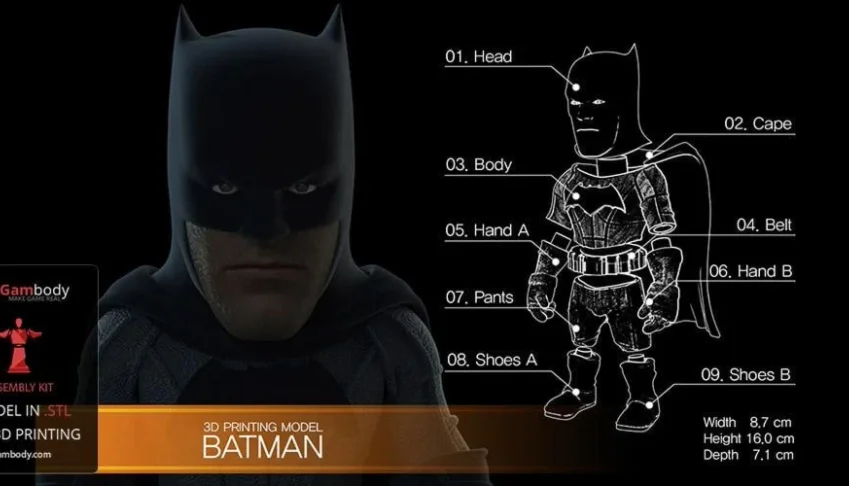 Batman Chibi STL