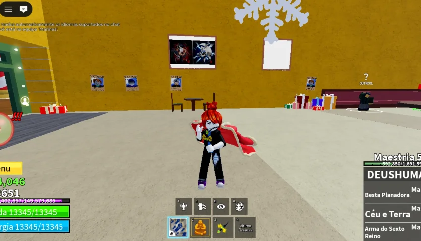 Blox Fruits - GH MAX - Buddha - Mini Yoru - Capa Natalina...