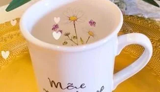 Caneca de Porcelana Mãe Meu Eterno Amor - 240 ml