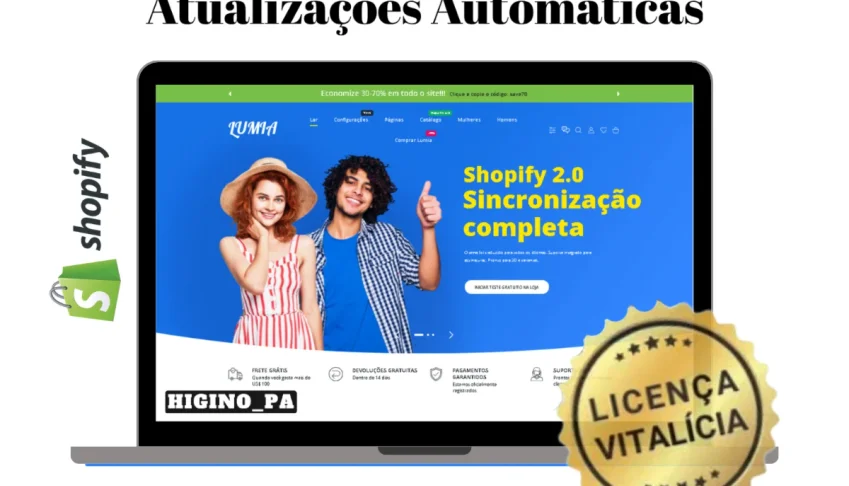Tema Shopify Lumia Multiuso + Atualizações e Brindes