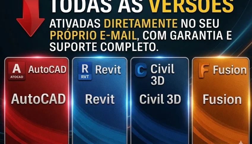 Autodesk Original 2020-2026 (WIN e MAC) 1 Produto 3 Anos