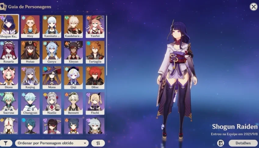 GENSHIN IMPACT; End GAME 10 personagens 5*