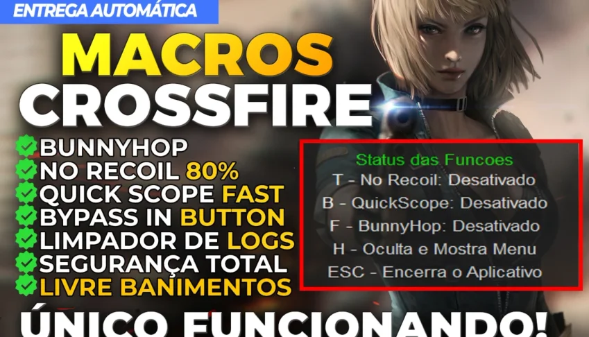 Macro para CrossFire | No Recoil, BunnyHop, Auto QS & Bypass