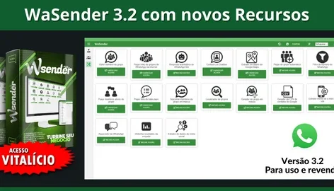 Wa Sender 3.2 + Chave De Licenças