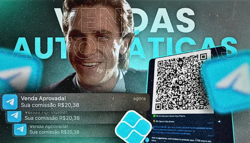 Bot de Vendas Automáticas para TELEGRAM (PIX AUTOMATICO)