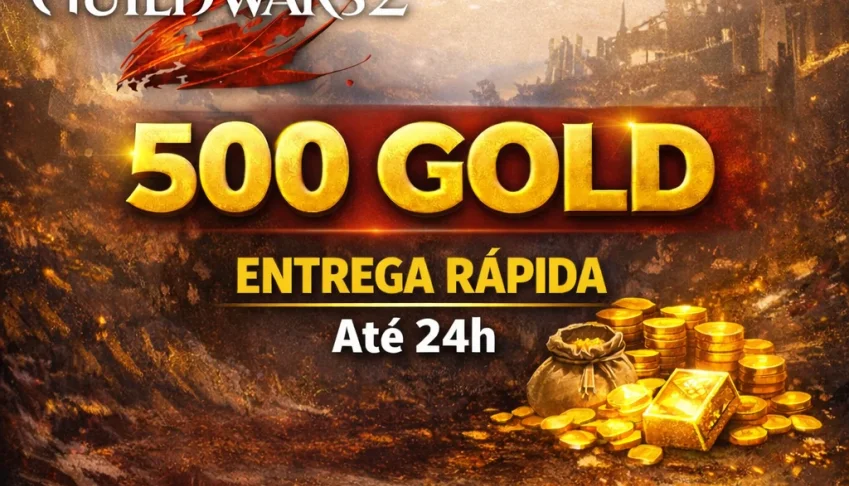 🟡 Guild Wars 2 – 500 Gold 💰 Entrega Rápida ⚡