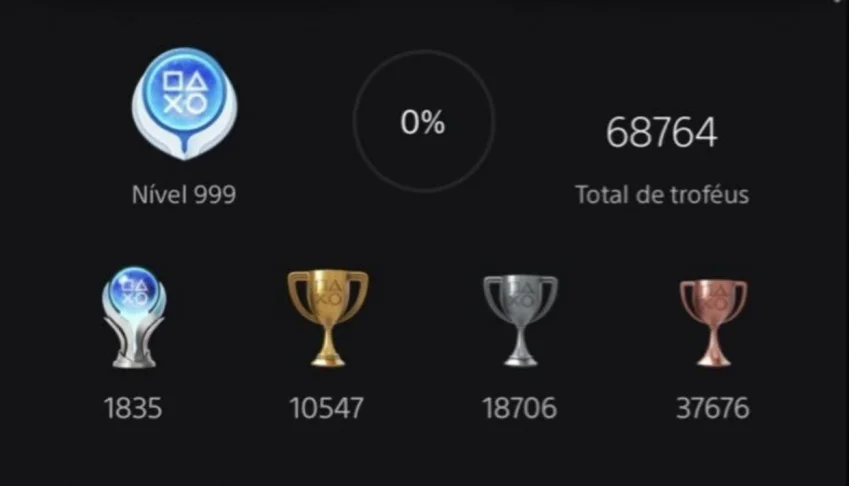 Deixo sua conta PSN com level 999