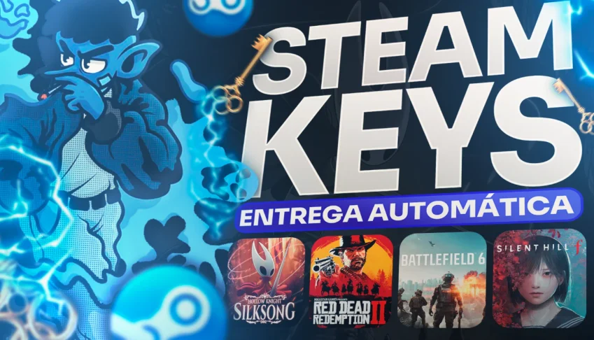 🛍️ Steam Keys Aleatorias + (Envio Automático)
