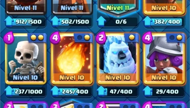 CONTA NIVEL 12 TOP COM CARTAS FULL