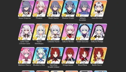 Conta Hoyoverse com Genshin, Star Rail, Hi3rd e ZZZ