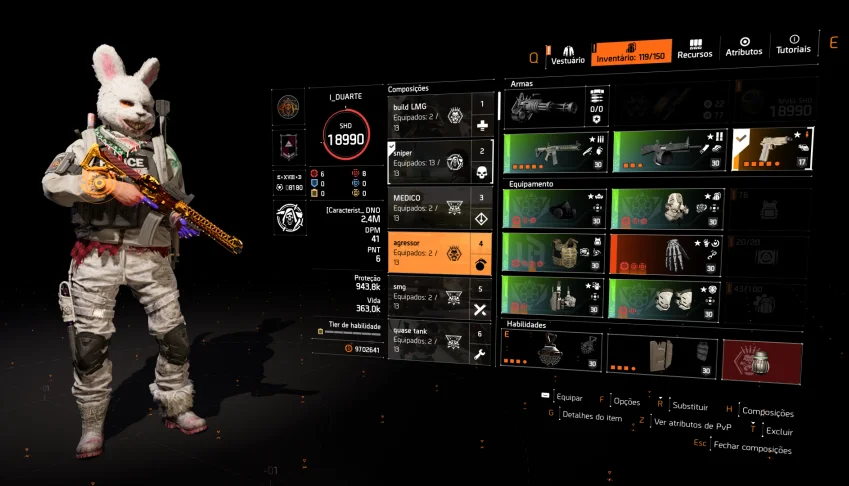 Conta end game the dvision 2