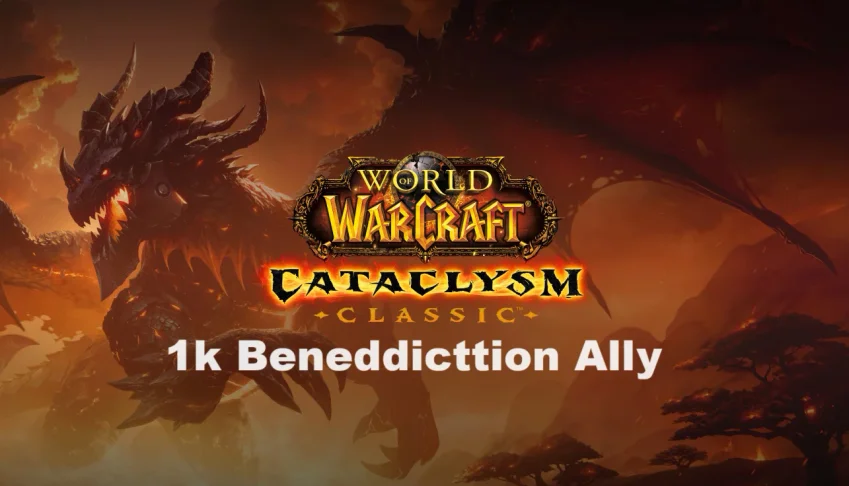 Wowtlk - Cataclysm - 1k Gold Beneddiction Ally