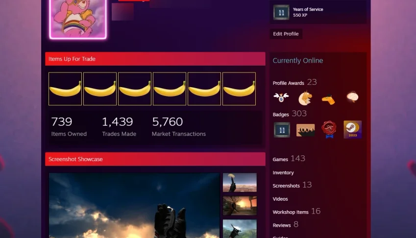 Conta Steam - Nivel 114 - 180+ jogos - 11 ano de serviço