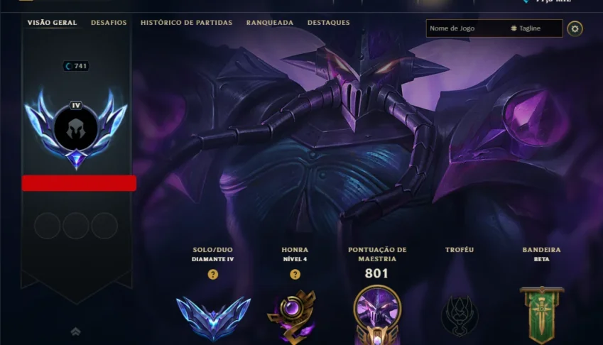 Conta Diamond Lol | All Champs + 300 Skins (Varias Raras)