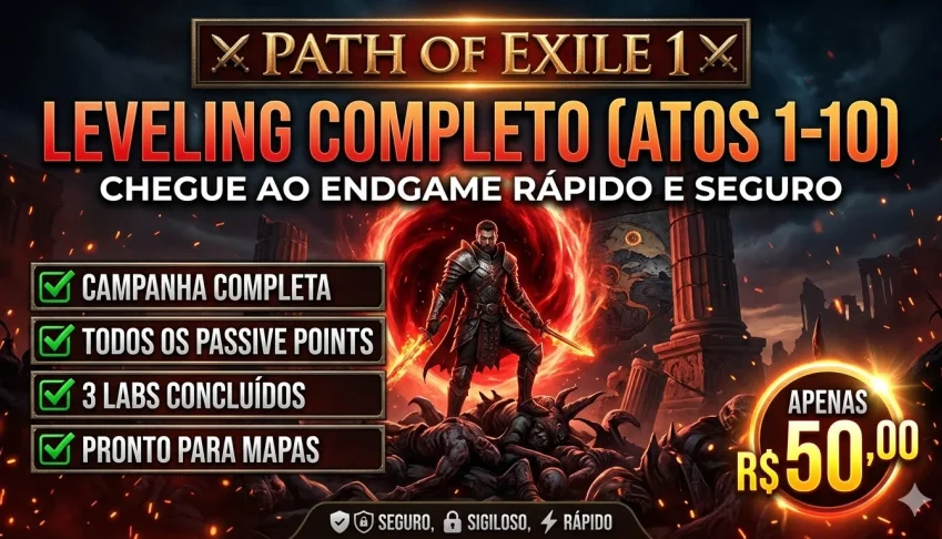 Leveling Piloto Poe 1 (Mirage) / Entrega Em 4H / Apenas R$50