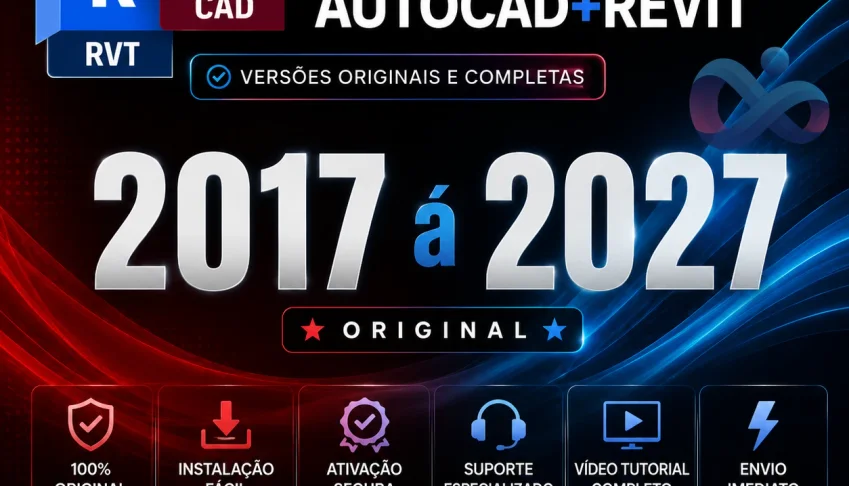 Autocad + Revit - Licença Anual Original