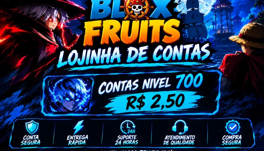 [PROMOÇÃO] Contas Nivel 700 Blox Fruit