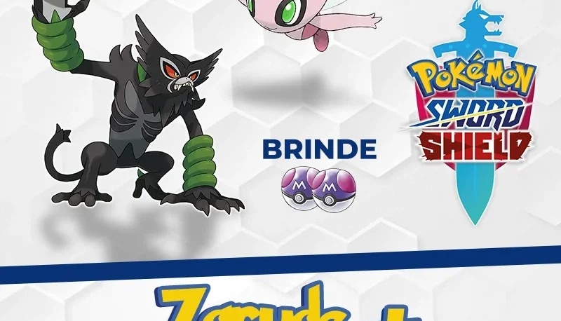 Zarude + Celebi Shiny 6IVs Evento - Pokémon Sword e Shield