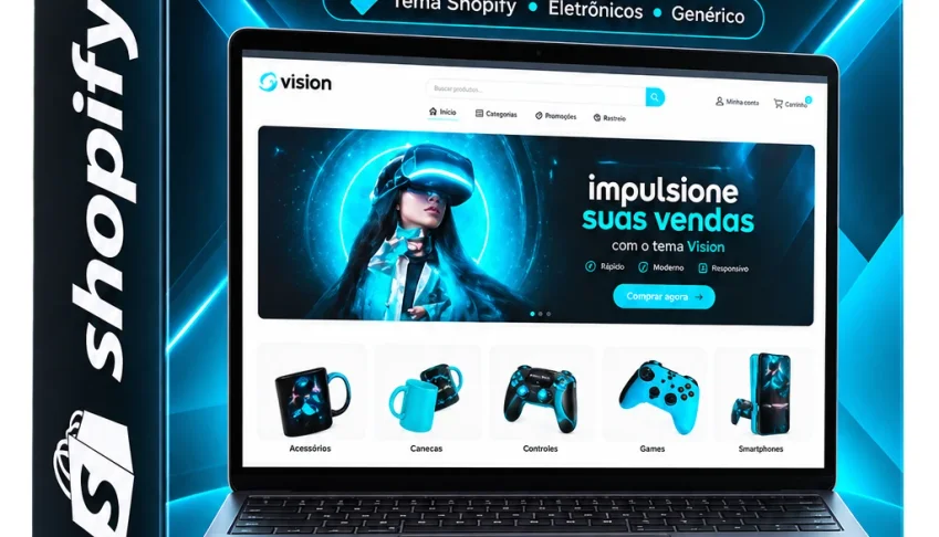 Tema Sabino Vision Genérico Shopify + Chave de Ativação