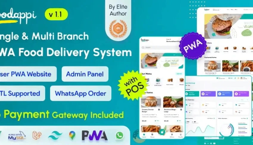 FoodAppi Delivery PWA e Pedidos Whatzapp Integrados