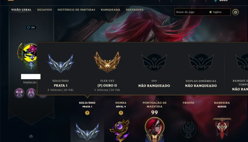 Prata 1 com 60 Champs e 1 Skin