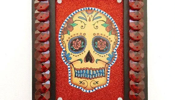 Quadro Caveira Mexicana #3