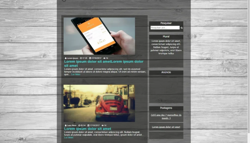 Script Php Site Blog Administrável