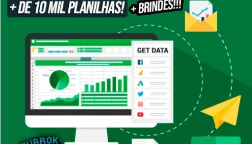 Premium Pack de Planilhas Profissionais +10 MIL PLANILHAS