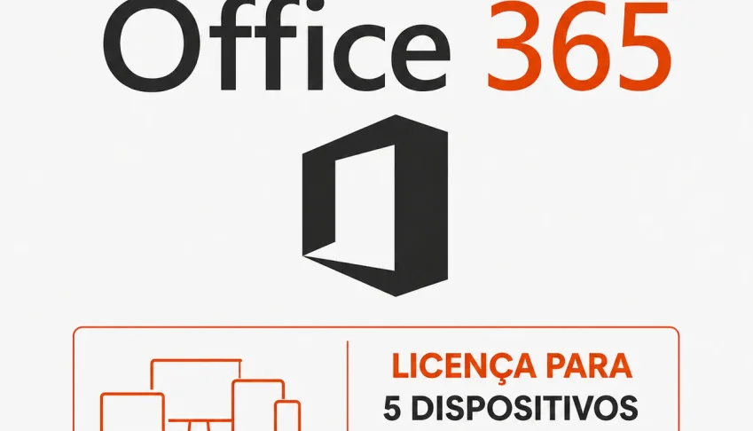 (Conta FA) Microsoft Office 365 - 5 Dispositivos / 1 Ano