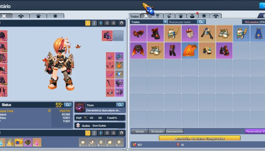 GCC Epic Games | 6 chars 1KK+ | Kallia 1,70M | Coleção 1785