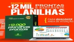 12.000 Planilhas Prontas e Editáveis