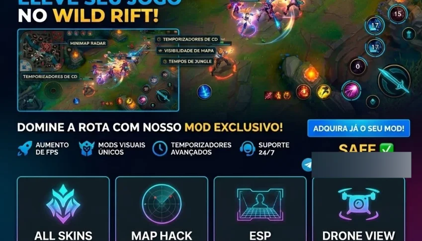 MAP HACK Wild Rift Premium - Diário