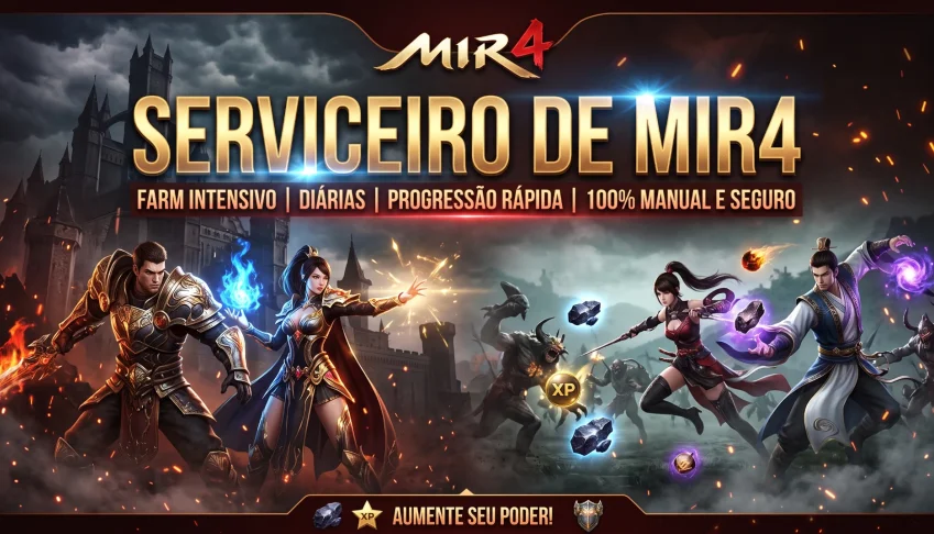 Piloto de Conta / Serviceiro MIR4 - Farm Intensivo, Diárias