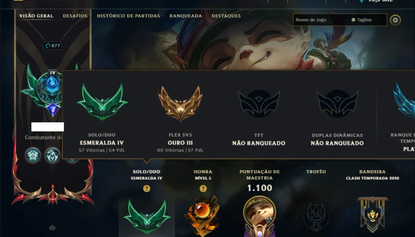 Esmeralda 4 com TODOS os Champs e 395 Skins +2 Raras