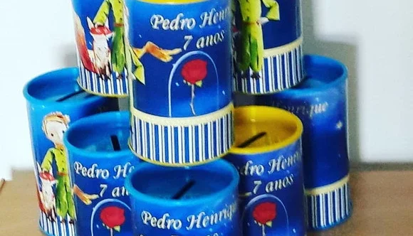 Cofrinho Personalizado para Festa Infantil